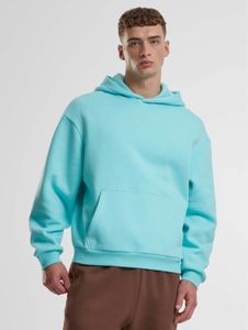 Sweat à capuche homme Casual Urban Classics, 330 g/m², coton, bleu clair