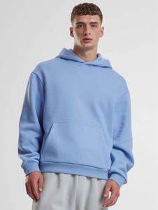 lässiger URBAN CLASSICS Herren Hoodie Kapuze 330 g/m² mit Baumwolle Blau
