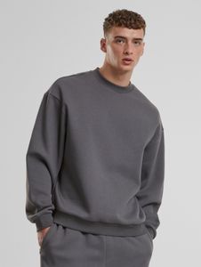 lässiges Urban Classics Herren Sweatshirt Rippbündchen 330 g/m² mit Baumwolle Grau