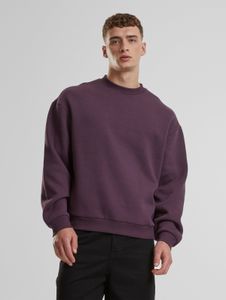 Sudadera moderna para hombre URBAN CLASSICS con puños acanalados, algodón de 330 g/m², violeta.
