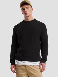 weiches Urban Classics Herren Sweatshirt Rippbündchen mit Baumwolle Schwarz