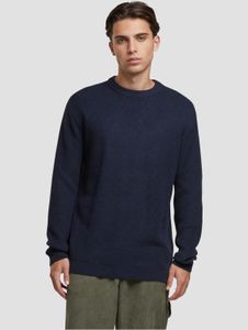 lässiges Urban Classics Herren Sweatshirt Rippbündchen mit Baumwolle Navy