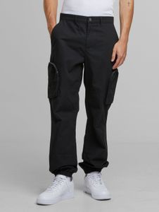 stylische Urban Classics Herren Jeans Reißverschluss Taschen mit Baumwolle Schwarz