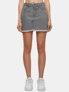 Stylish Urban Classics women's dress, denim with cotton, grey