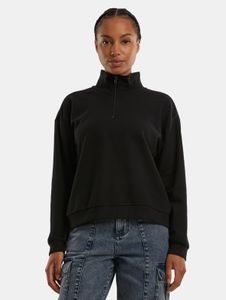lässiges Urban Classics Damen Sweatshirt 280 g/m² mit Baumwolle Schwarz