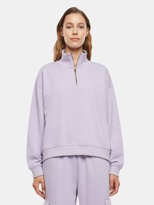 bequemes Urban Classics Damen Sweatshirt 280 g/m² mit Baumwolle Violett