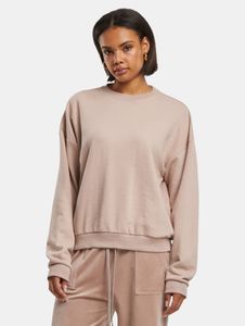modernes Urban Classics Damen Sweatshirt 280 g/m² mit Baumwolle Alt-Rosa