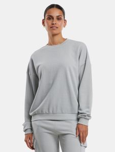 lässiges URBAN CLASSICS Damen Sweatshirt 280 g/m² mit Baumwolle Grau