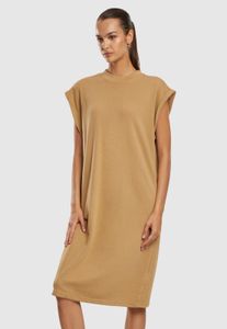 modisches Urban Classics Damen Kleid Oversize 280 g/m² mit Baumwolle Beige