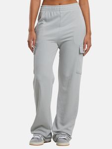 lässige Urban Classics Damen Hose Taschen 280 g/m² mit Baumwolle Grau