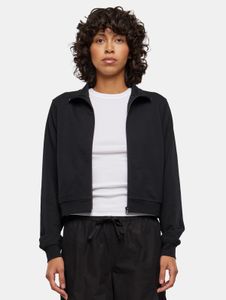 Veste femme élégante Urban Classics, poignets côtelés, coton 280 g/m², noire