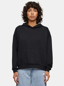 lässiger URBAN CLASSICS Damen Hoodie 280 g/m² mit Baumwolle Schwarz