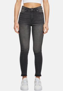 stylische Urban Classics Damen Jeans Skinny Fit Stretch mit Baumwolle Schwarz