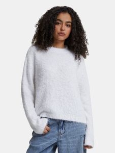 weiches URBAN CLASSICS Damen Sweatshirt Weiß