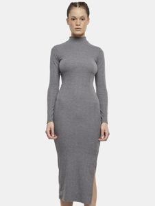 leichtes Urban Classics Damen Kleid Grau