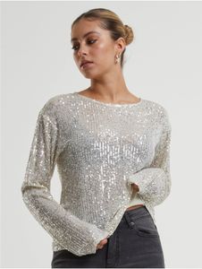 weiches Urban Classics Damen Sweatshirt Ecru-Weiß