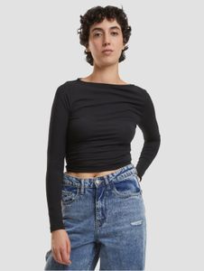modernes Urban Classics Damen Sweatshirt Slim Fit mit Baumwolle Schwarz