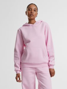 Comoda felpa con cappuccio da donna URBAN CLASSICS, 330 g/m², cotone, rosa