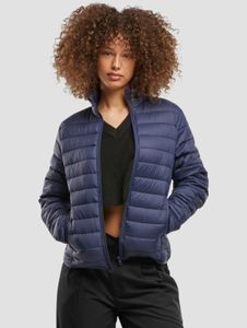 lässige Urban Classics Damen Jacke Reißverschluss Taschen 70 g/m² Navy