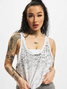 T-shirt femme Casual Urban Classics, imprimé léopard, 140 g/m², coton, blanc/noir