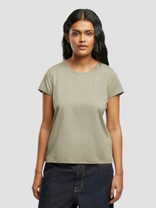 sportliches Urban Classics Damen T-Shirt 210 g/m² mit Baumwolle Grün