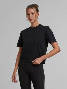 bequemes Urban Classics Damen T-Shirt Oversize 210 g/m² mit Baumwolle Schwarz