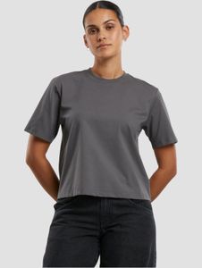 lässiges Urban Classics Damen T-Shirt Oversize 210 g/m² mit Baumwolle Grau