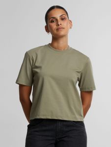Camiseta deportiva extragrande para mujer de Urban Classics, 210 g/m², algodón, verde.
