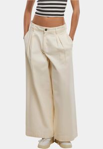 stylische Urban Classics Damen Jeans mit Baumwolle Ecru-Weiß