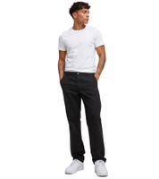 bequeme URBAN CLASSICS Herren Chino Hose aus Bio-Baumwolle Klassische Stoffhose Schwarz