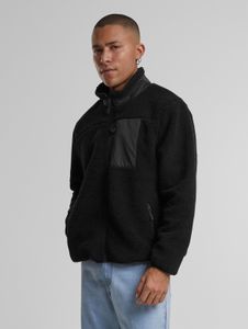 schlichte URBAN CLASSICS Herren Jacke Reißverschluss Taschen 400 g/m² Schwarz
