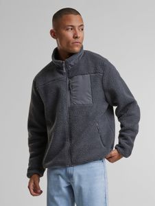funktionale URBAN CLASSICS Herren Jacke Reißverschluss Taschen 400 g/m² Grau