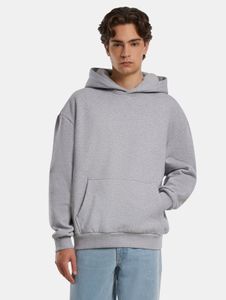 Comfortable URBAN CLASSICS men's hoodie, 500 g/m², cotton, grey