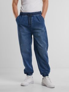 moderne URBAN CLASSICS Herren Jeans Kordelzug Taschen 450 g/m² mit Baumwolle Blau