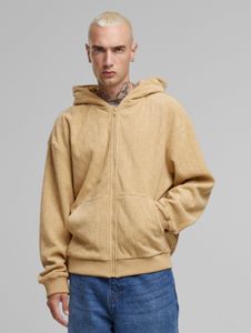 weicher Urban Classics Herren Hoodie Kapuze Beige