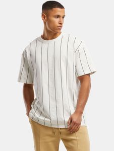 T-shirt homme Urban Classics confortable, poignets côtelés, coton, blanc