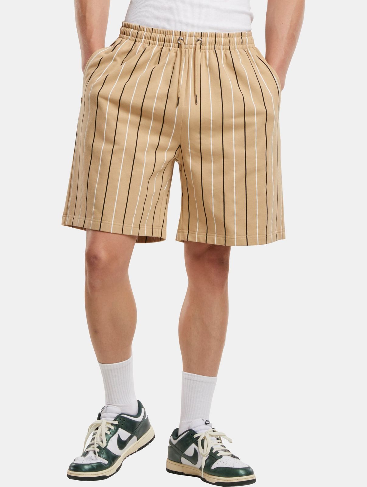 Urban Classics Herren Jeans Beige 330 g/m² Baumwolle