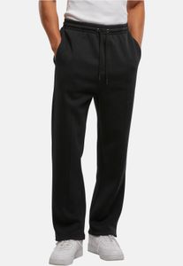 Jean homme Casual Urban Classics avec ourlets côtelés extensibles, 330 g/m², noir