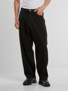 stylische URBAN CLASSICS Herren Jeans Stretch Reißverschluss Taschen mit Baumwolle Schwarz