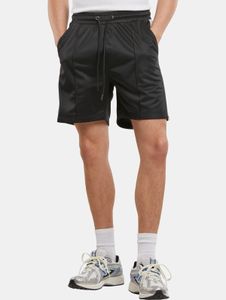 Comfortable Urban Classics men's shorts with drawstring and pockets, black