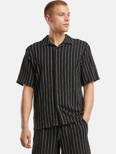 vielseitiges Urban Classics Herren Polo-Shirt Stretch Oversize 170 g/m² Schwarz