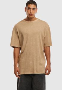 Camiseta oversize elástica para hombre de Casual Urban Classics, 220 g/m², algodón, beige.