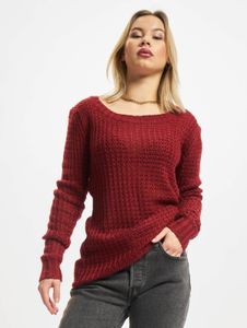 lässiges Urban Classics Damen Sweatshirt Rot