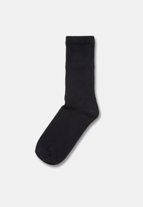 Comfortable Urban Classics unisex stretch socks with cotton, black