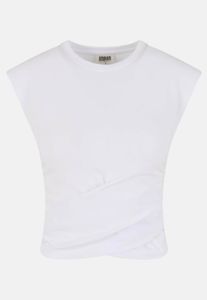 modernes Urban Classics Damen T-Shirt Stretch Slim Fit mit Baumwolle Weiß