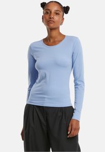 T-shirt da donna Modern Urban Classics, vestibilità slim, elasticizzata, 190 g/m², cotone, blu