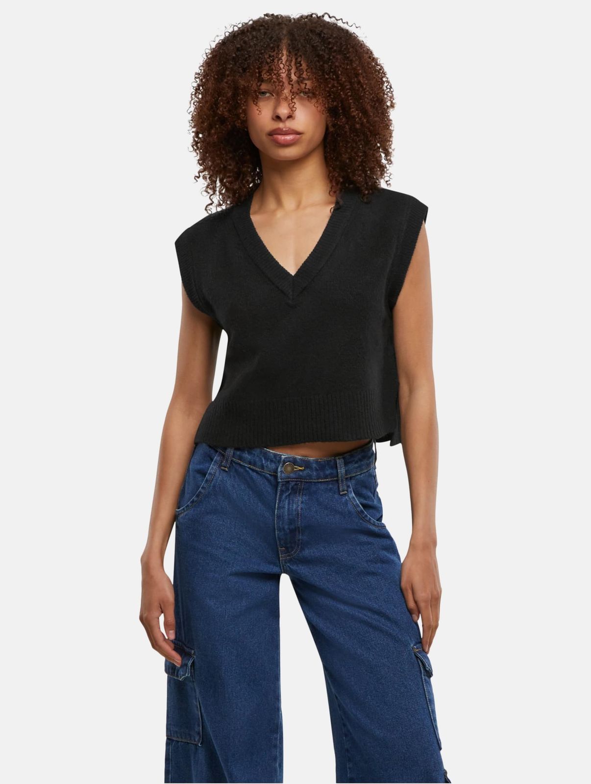 Urban Classics Damen Sweatshirt Stretch