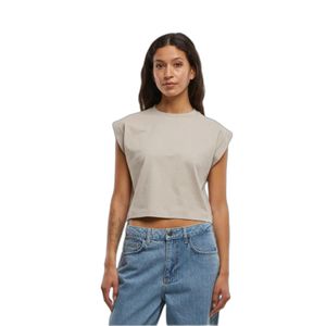 lässiges Urban Classics Damen T-Shirt Oversize 240 g/m² mit Baumwolle Grau