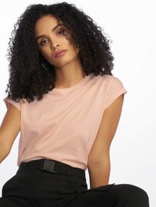 lässiges Urban Classics Damen T-Shirt 140 g/m² mit Baumwolle Rosa