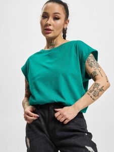 modernes Urban Classics Damen T-Shirt 140 g/m² mit Baumwolle Türkis